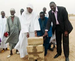 Pose de la première pierre de CEPREC Touba Pose de la première pierre de CEPREC Touba